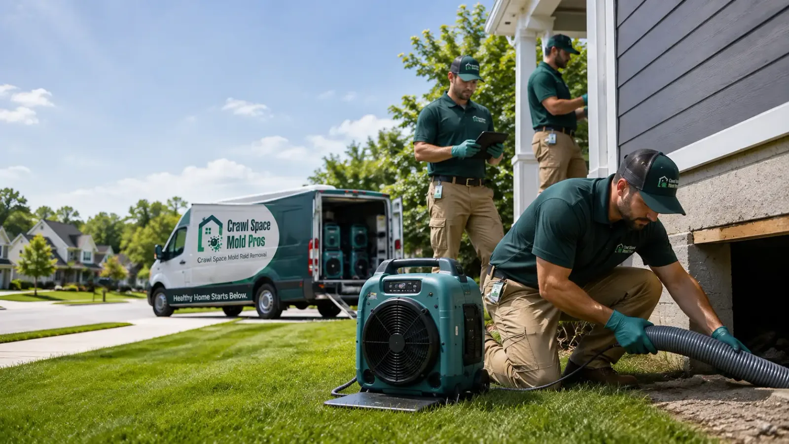 Crawl Space Mold Removal in High Falls, NY